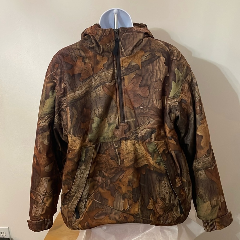 Cabela’s 1/4 Zip Camo Pullover Jacket Size XL